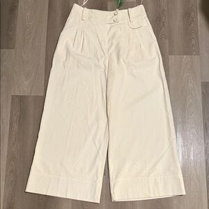 Farm Rio corduroy high-rise wide leg pants. NWT